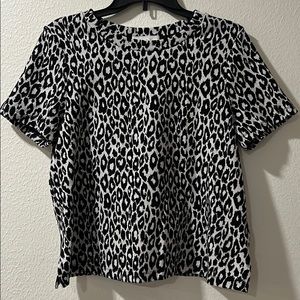 Eri + Ali cotton short-sleeved top